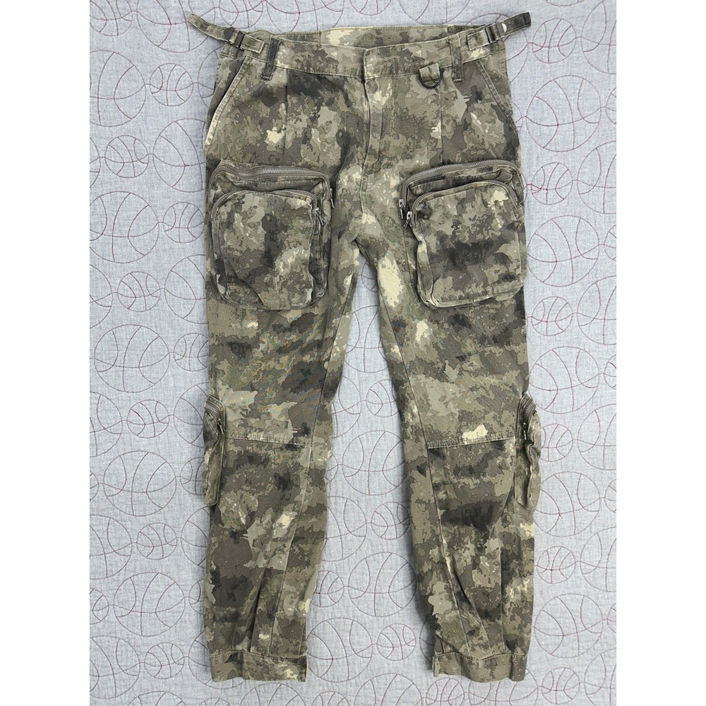 mnml Cargo Pants Green Camo Tactical Streetwear / Men's Medium